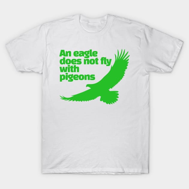 Eagle's Flight Above All T-Shirt by vk09design